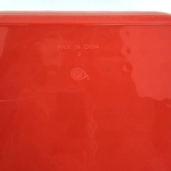 Vintage Season N Serve Large Meat Marinade Tenderizer Container With Lid Red - Picture 10 of 11